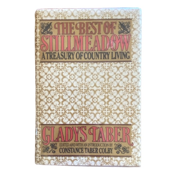 Gladys Taber Beige Pattern Mylar Dust Jacket Stillmeadow Country Living Book HC - Picture 2 of 16